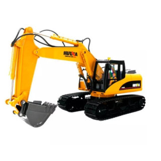 Excavadora Huina 1535 1/14 RC Pala Metálica 15 Canales