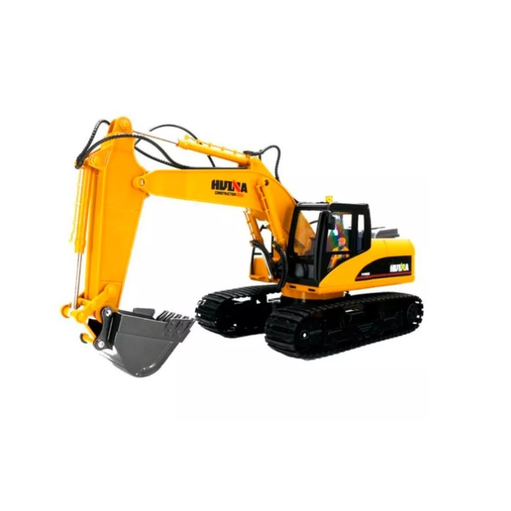 Excavadora Huina 1535 1/14 RC Pala Metálica 15 Canales
