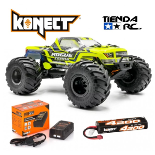 HobbyTech BXR MT Rogue Terra 1/10 XL RTR Brushed Amarillo Pack