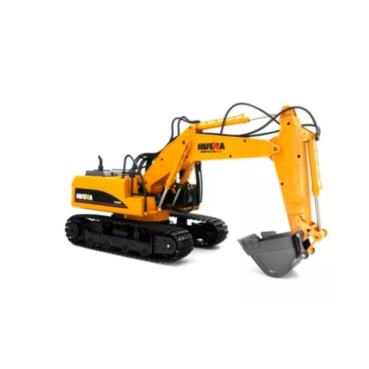 Excavadora Huina 1535 1/14 RC Pala Metálica 15 Canales
