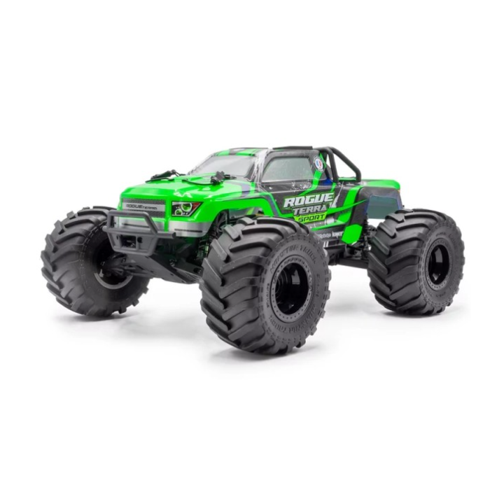 HobbyTech Rogue Terra Monster Sport 1/10 Brushless 4X4 Pack Verde Off-Road