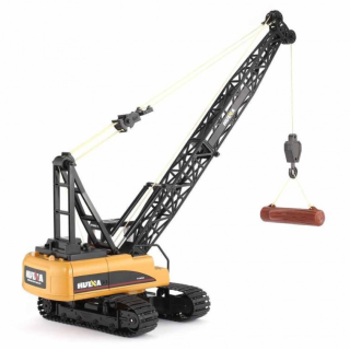 Huina 1572 Grúa RC 1/14 Brazo Metálico 2.4GHz con Luces y Sonido