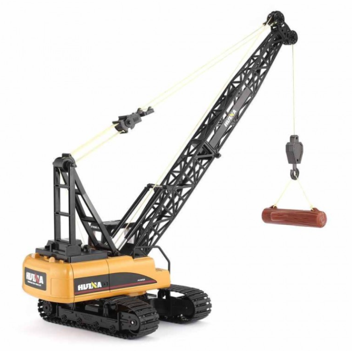 Huina 1572 Grúa RC 1/14 Brazo Metálico 2.4GHz con Luces y Sonido