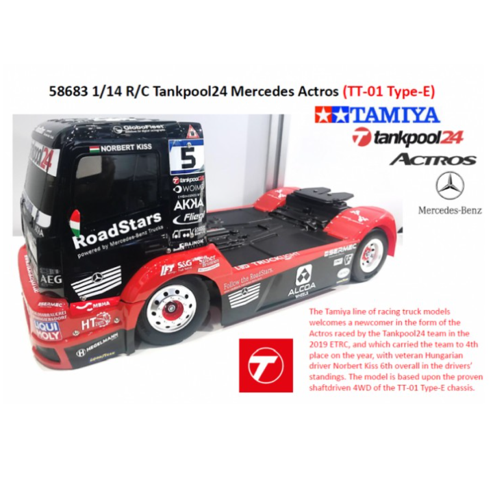TAMIYA TT01E Team Reinert Racing MAN TGS – Camión RC de Precisión