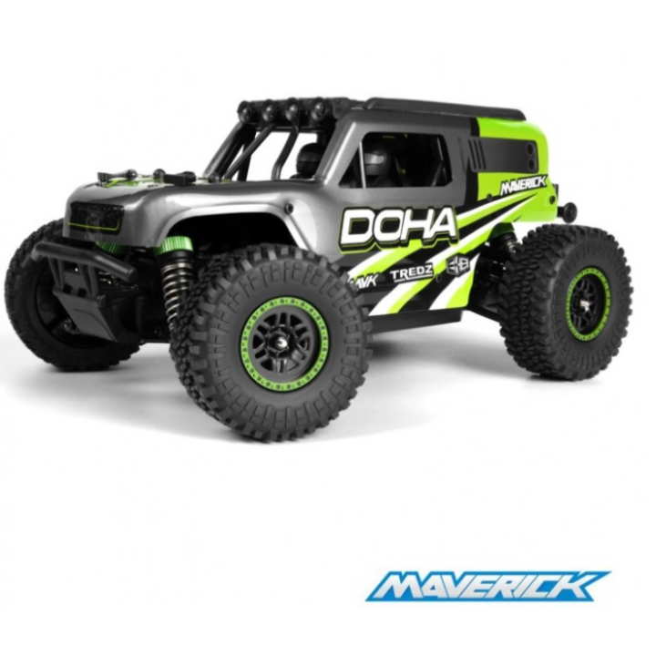 Maverick Doha 1/20 4WD Camión Eléctrico Verde RTR