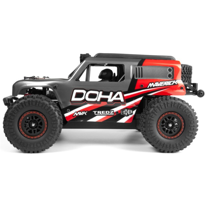 Maverick Doha 1/20 4WD Camión Eléctrico Rojo RTR
