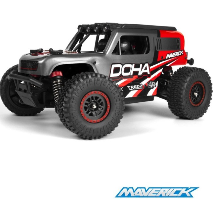 Maverick Doha 1/20 4WD Camión Eléctrico Rojo RTR