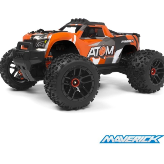 Maverick Atom 1/18 4WD Camión Eléctrico Naranja RTR