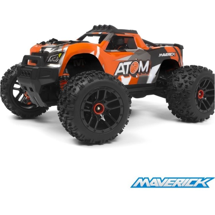 Maverick Atom 1/18 4WD Camión Eléctrico Naranja RTR