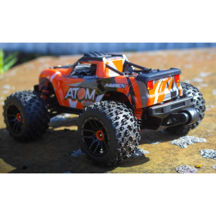 Maverick Atom 1/18 4WD Camión Eléctrico Naranja RTR