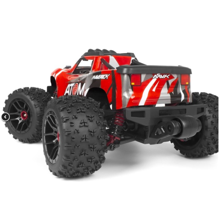 Maverick Atom 1/18 4WD Camión Eléctrico Rojo RTR