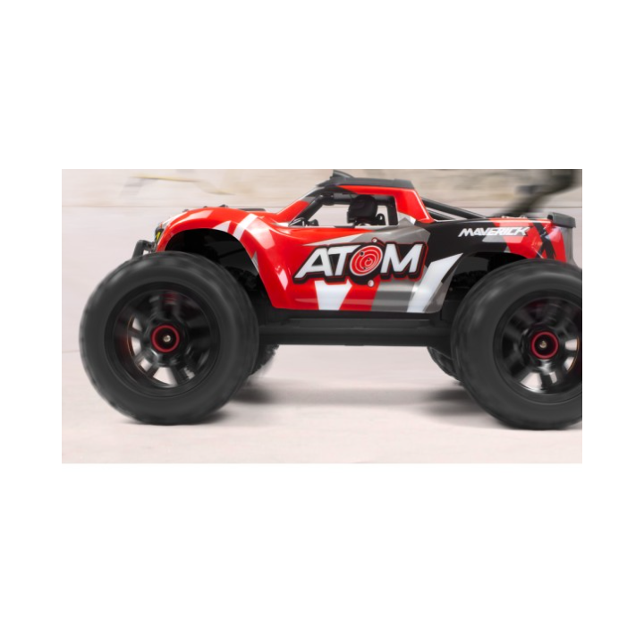 Maverick Atom 1/18 4WD Camión Eléctrico Rojo RTR