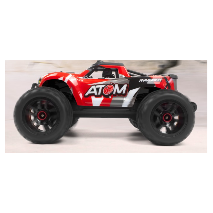 Maverick Atom 1/18 4WD Camión Eléctrico Rojo RTR