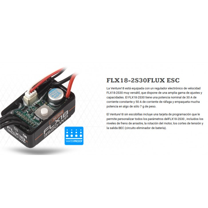 HPI Racing Venture18 Flux Toyota Hilux SR5 - Black 1/18 Crawler Brushless RTR