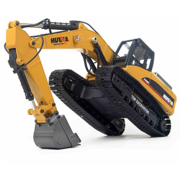 Excavadora Huina 1580 RC 1/14 Metálica Profesional 2.4GHz con Luces y Sonidos