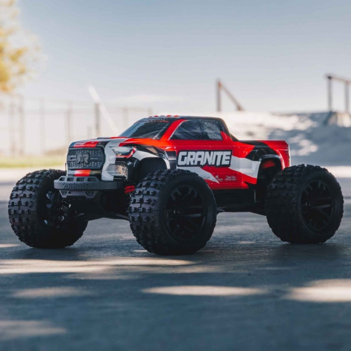 ARRMA 1/18 Granite Grom 4WD Monster Truck RTR Rojo
