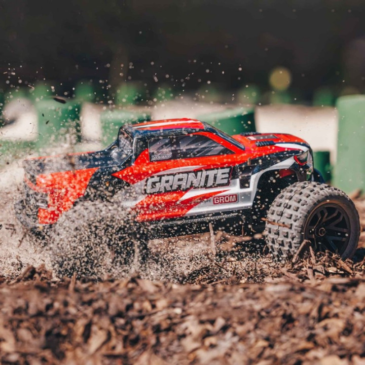 ARRMA 1/18 Granite Grom 4WD Monster Truck RTR Rojo