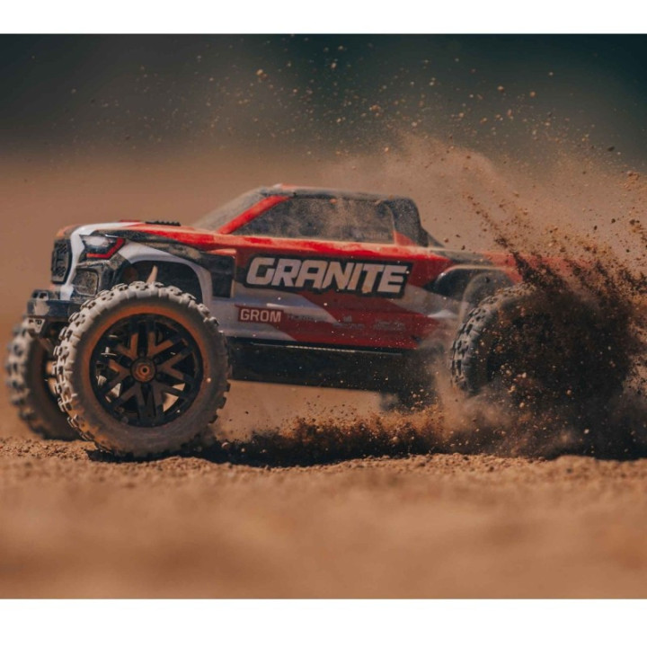 ARRMA 1/18 Granite Grom 4WD Monster Truck RTR Rojo