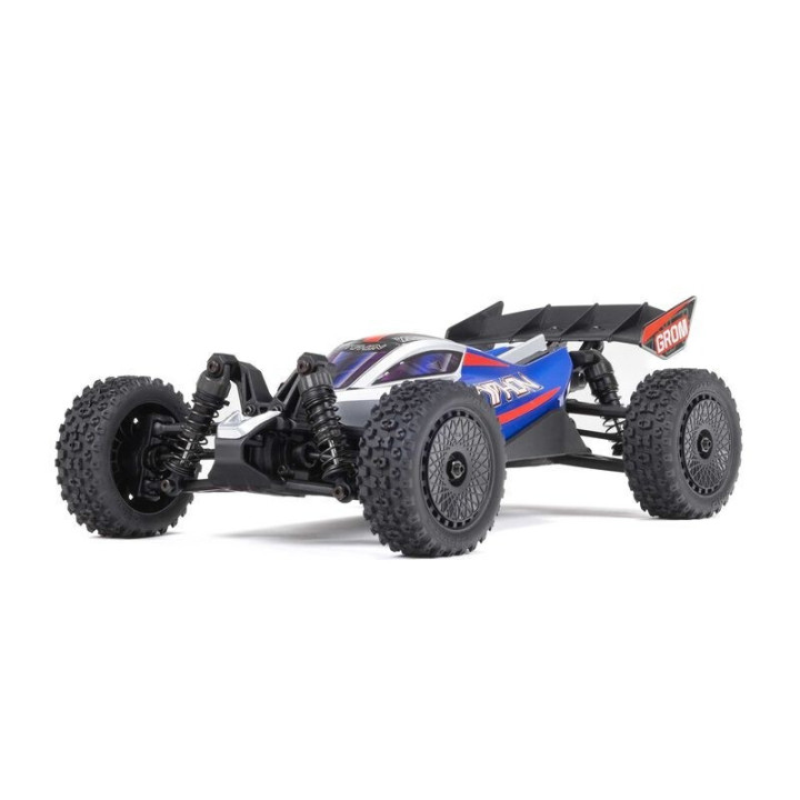 ARRMA TYPHON GROM 1/14 Buggy 4X4 Brushed RTR Azul/Plata