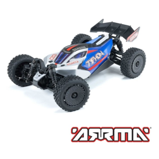 ARRMA TYPHON GROM 1/14 Buggy 4X4 Brushed RTR Azul/Plata