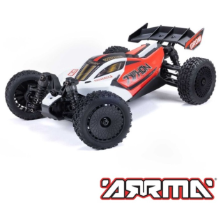 ARRMA TYPHON GROM 1/14 Buggy 4X4 Brushed RTR Rojo/Blanco