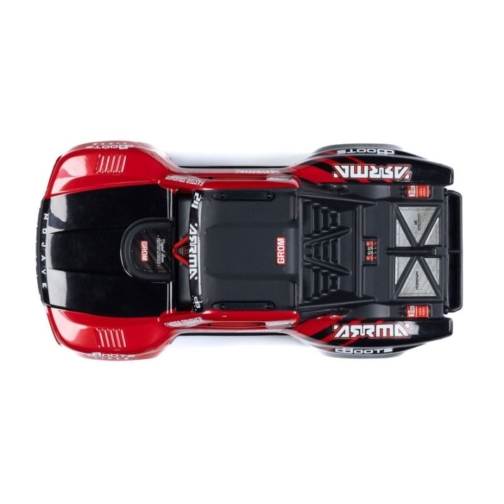 ARRMA MOJAVE GROM 1/16 Desert Truck 4X4 MEGA 380 Brushed RTR Rojo/Negro