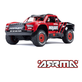 ARRMA MOJAVE GROM 1/16 Desert Truck 4X4 MEGA 380 Brushed RTR Rojo/Negro
