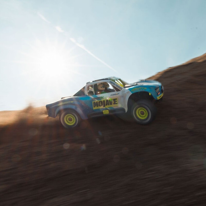 ARRMA MOJAVE GROM 1/16 Desert Truck 4X4 MEGA 380 Brushed RTR Amarillo/Azul