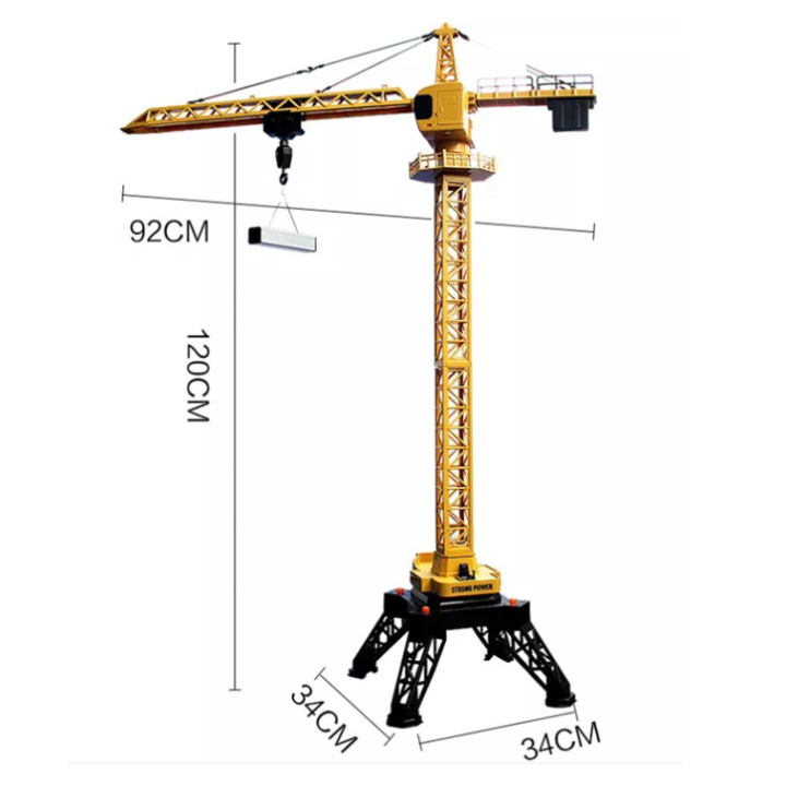 Grúa Torre RC HuiNa 1585 1/14 2.4GHz 12 Canales Metal – Realismo y Potencia