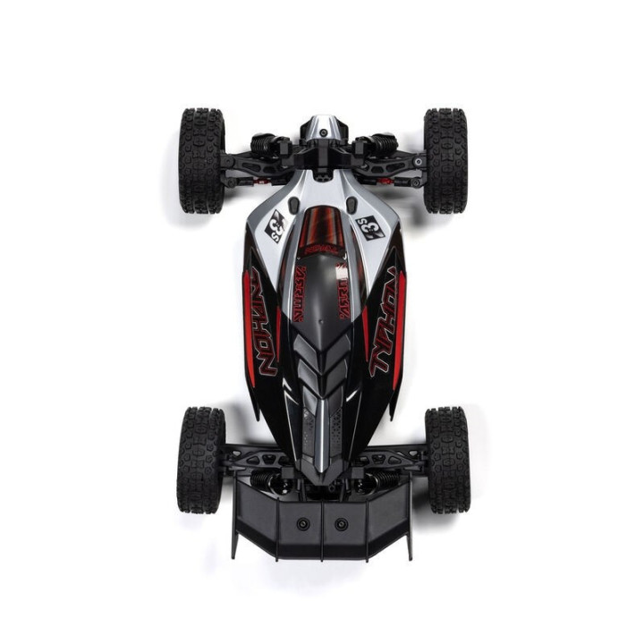 ARRMA Typhon Grom BLX 1/18 Buggy 4X4 Brushless RTR Plateado (sin batería)
