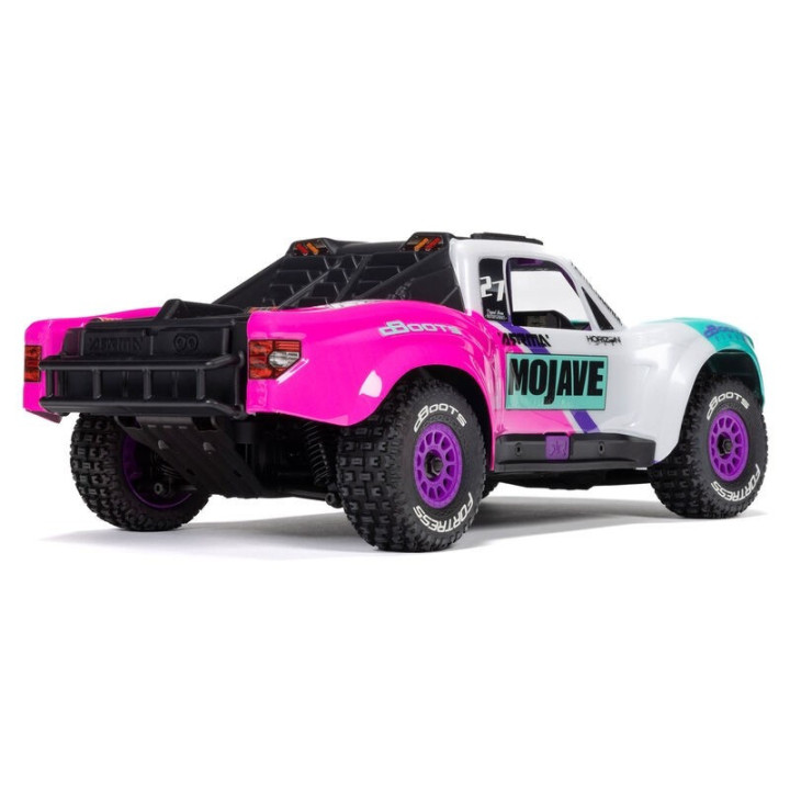 ARRMA Mojave Grom BLX 1/18 Desert Truck Brushless RTR Rosa/Blanco