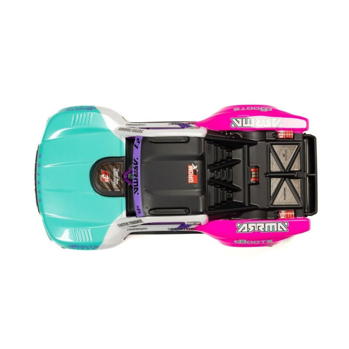 ARRMA Mojave Grom BLX 1/18 Desert Truck Brushless RTR Rosa/Blanco