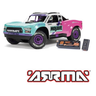 ARRMA Mojave Grom BLX 1/18 Desert Truck Brushless RTR Rosa/Blanco