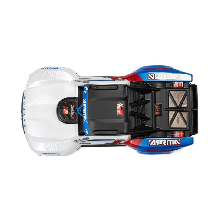ARRMA Mojave Grom BLX 1/18 Desert Truck Brushless RTR Azul/Blanco