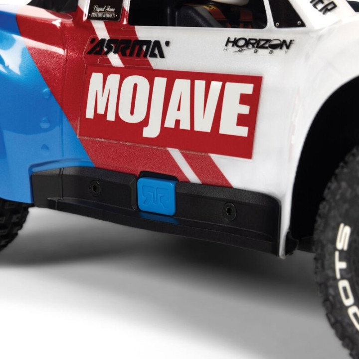 ARRMA Mojave Grom BLX 1/18 Desert Truck Brushless RTR Azul/Blanco