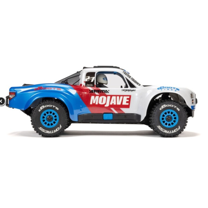 ARRMA Mojave Grom BLX 1/18 Desert Truck Brushless RTR Azul/Blanco