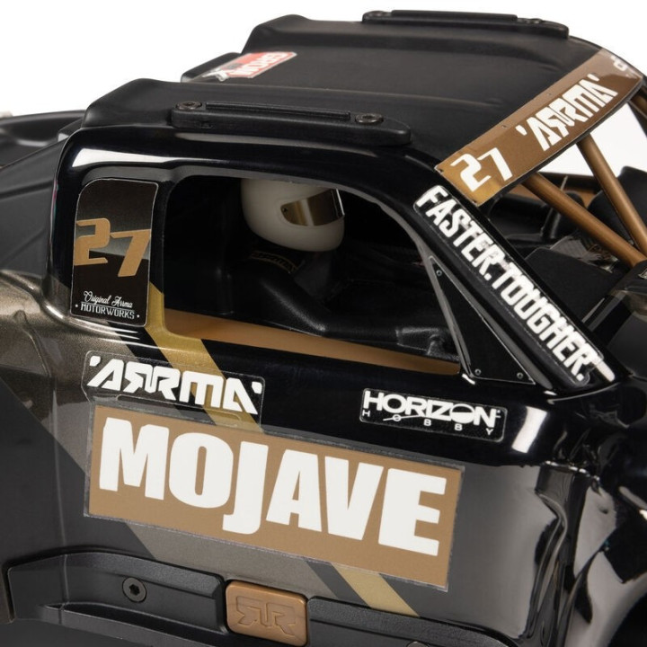 ARRMA Mojave Grom BLX 1/18 Desert Truck Brushless RTR Negro (sin batería)