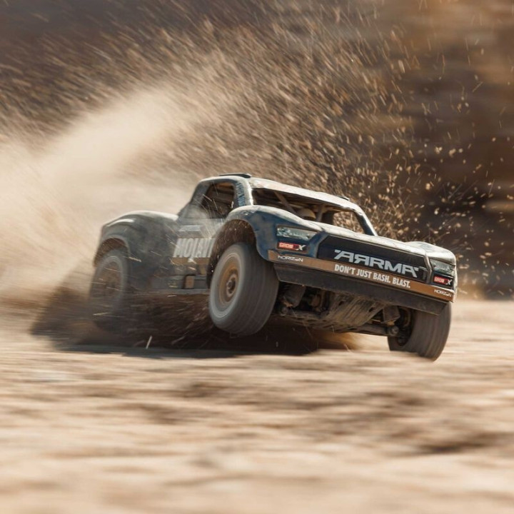 ARRMA Mojave Grom BLX 1/18 Desert Truck Brushless RTR Negro (sin batería)