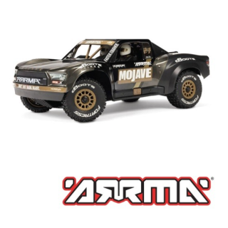 ARRMA Mojave Grom BLX 1/18 Desert Truck Brushless RTR Negro (sin batería)