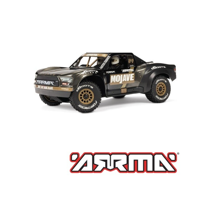 ARRMA Mojave Grom BLX 1/18 Desert Truck Brushless RTR Negro (sin batería)