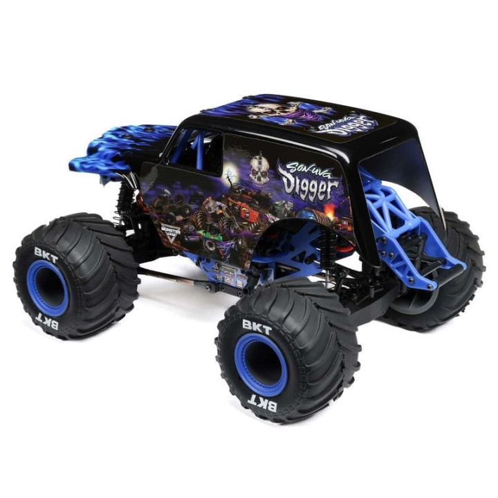 LOSI Mini LMT 1/18 4X4 Brushed Monster Truck RTR Son-Uva Digger con batería y cargador