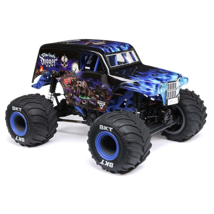 LOSI Mini LMT 1/18 4X4 Brushed Monster Truck RTR Son-Uva Digger con batería y cargador