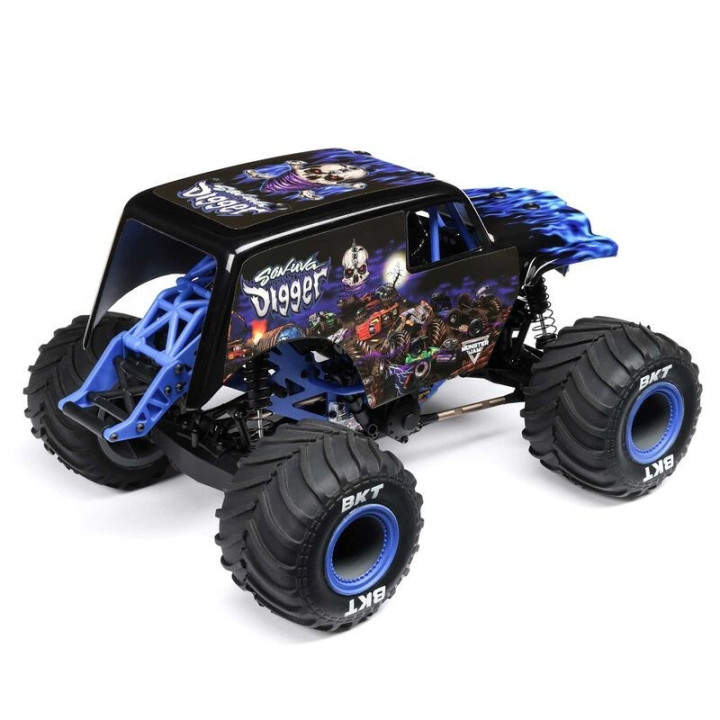 LOSI Mini LMT 1/18 4X4 Brushed Monster Truck RTR Son-Uva Digger con batería y cargador
