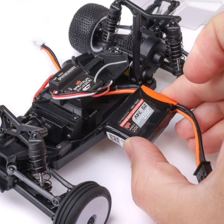LOSI Micro-B 1/24 2WD Buggy RTR Blanco con batería y cargador
