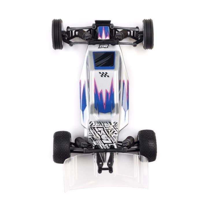 LOSI Micro-B 1/24 2WD Buggy RTR Silver con batería y cargador