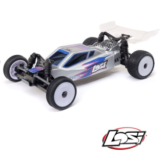 LOSI Micro-B 1/24 2WD Buggy RTR Silver con batería y cargador