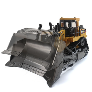 Bulldozer Excavadora Huina 1/16 RC con Oruga y Escarificador 8 Canales 2.4GHz
