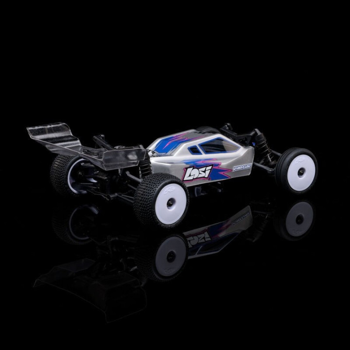 LOSI Micro-B 1/24 2WD Buggy RTR Silver con batería y cargador