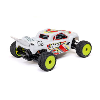 Losi Micro-T 1/28 2WD Stadium Truck RTR Blanco con batería y cargador