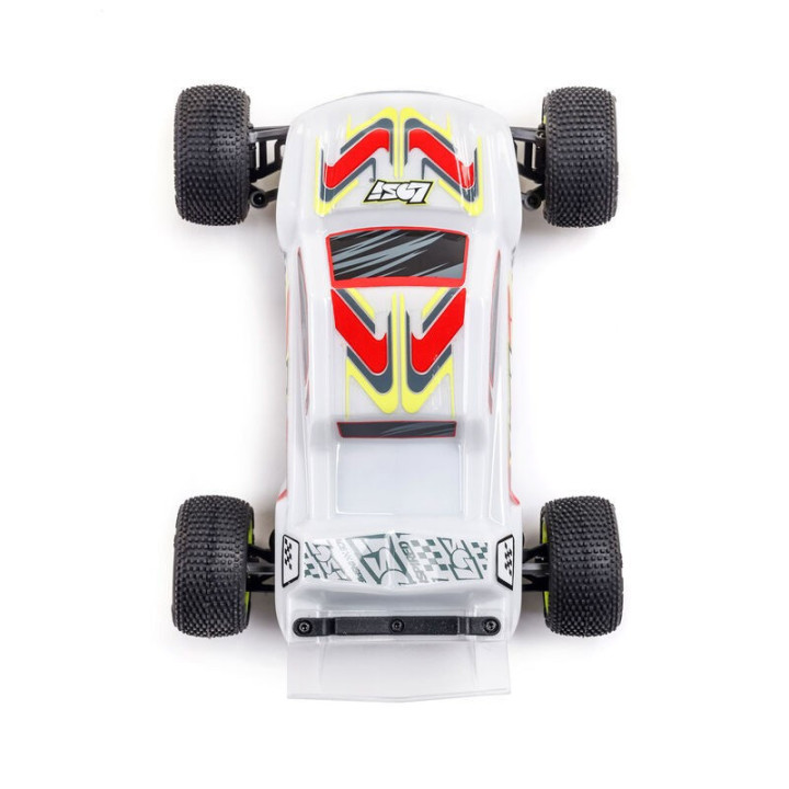 Losi Micro-T 1/28 2WD Stadium Truck RTR Blanco con batería y cargador